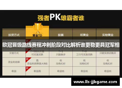 欧冠晋级路线赛程冲刺阶段对比解析谁更稳更具冠军相
